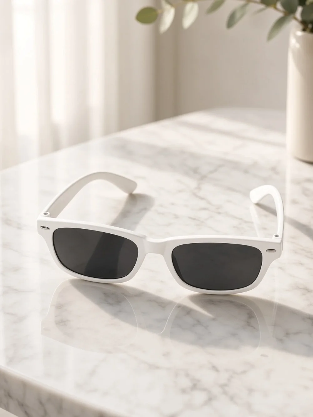 White Wireless Sunglasses NWOT